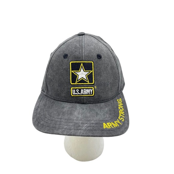US ARMY Licensed Hat Military Cap Army Strong. Color:Charcoal - Picture 1 of 5